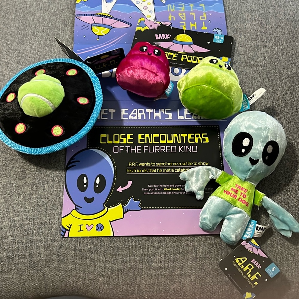 Bark Box Close Encounters Dog Toys